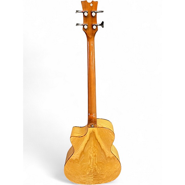 Used Dean Exotica Natural Gloss Acoustic Bass Guitar