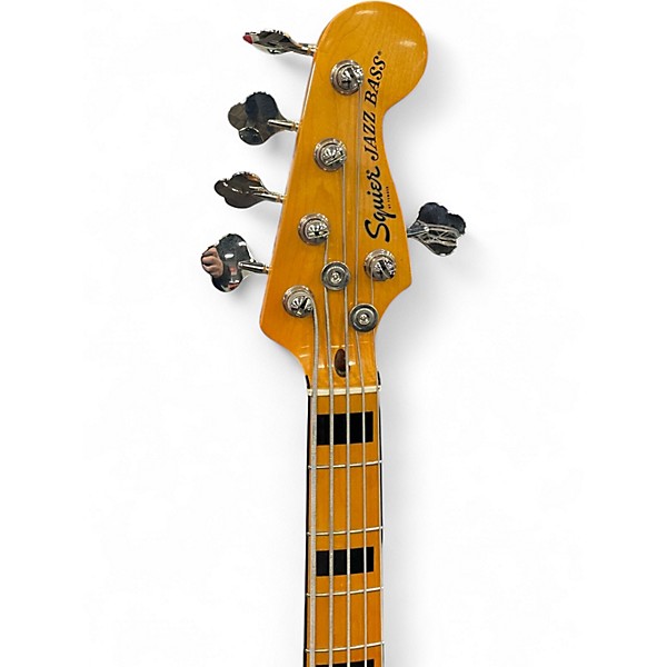 Used Squier Classic Vibe Jazz Bass 5 Natural Electric Bass Guitar
