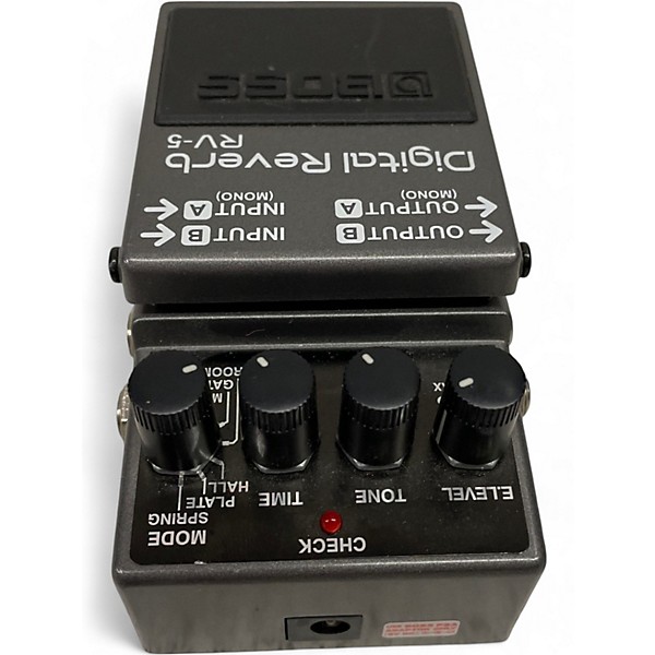 Used BOSS RV5 Digital Reverb Effect Pedal