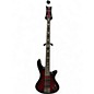 Used Schecter Guitar Research Omen 4 String Black Cherry Electric Bass Guitar thumbnail