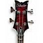 Used Schecter Guitar Research Omen 4 String Black Cherry Electric Bass Guitar