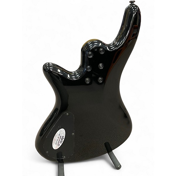 Used Schecter Guitar Research Omen 4 String Black Cherry Electric Bass Guitar