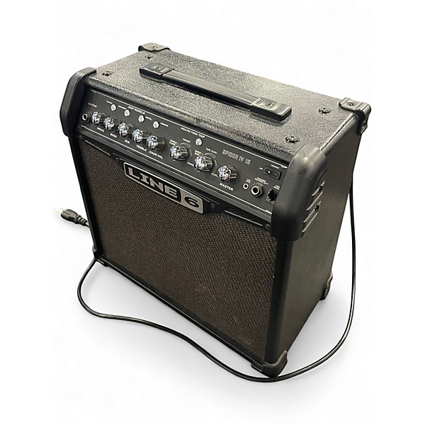 Used Line 6 Spider IV 15W 1X8 Guitar Combo Amp