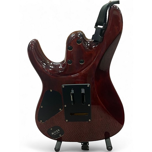 Used Ibanez AZ47P1QM Dragon Eye Burst Solid Body Electric Guitar