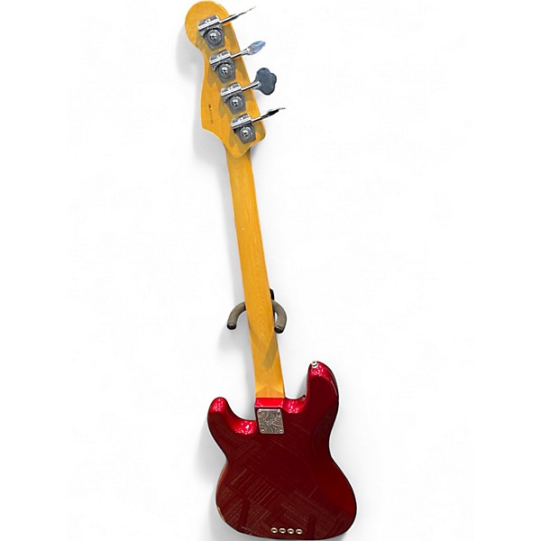 Vintage 1997 Fender American Standard Precision Bass Candy Apple Red Electric Bass Guitar
