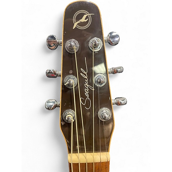 Used Seagull Perfomer Mini Jumbo CW Natural Acoustic Electric Guitar