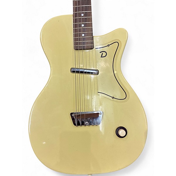 Used 2020 Danelectro 56 u-1 Desert Sun Yellow Solid Body Electric Guitar