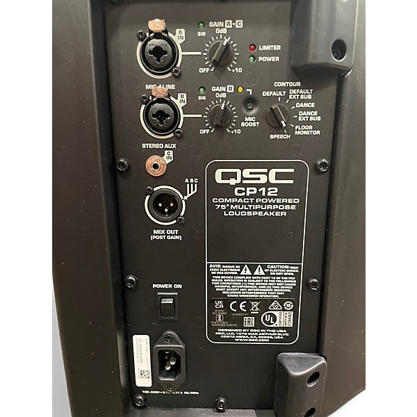 Used QSC CP12 Powered Speaker