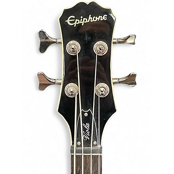 Used Epiphone Viola Sunburst Electric Bass Guitar