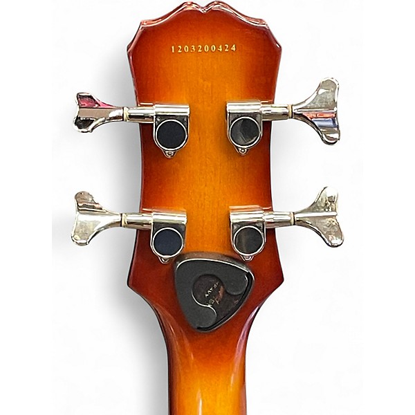 Used Epiphone Viola Sunburst Electric Bass Guitar