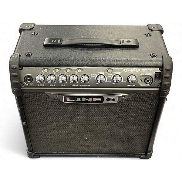 Used Line 6 Spider III 15 1X8 15W Guitar Combo Amp