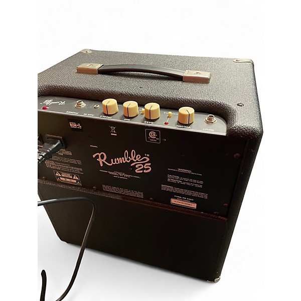 Used Fender Rumble 25 25W 1x8 Bass Combo Amp