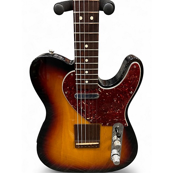 Used 2011 Fender Acoustasonic Telecaster 3 Tone Sunburst Solid Body Electric Guitar