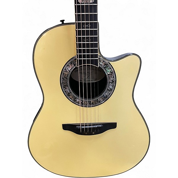 Used Ovation 1986 Collectors Edition Natural Acoustic Electric Guitar