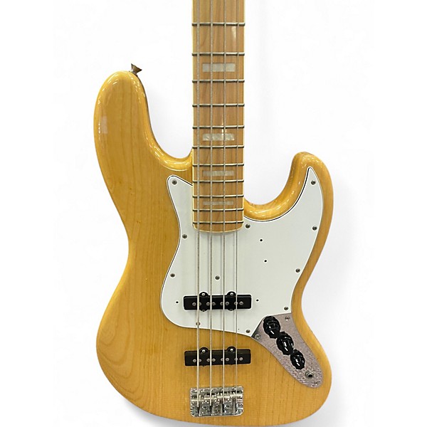 Used Fender 1998 75 Reissue MIJ Jazz Bass Natural Electric Bass Guitar