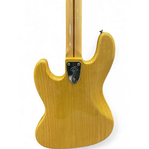 Used Fender 1998 75 Reissue MIJ Jazz Bass Natural Electric Bass Guitar
