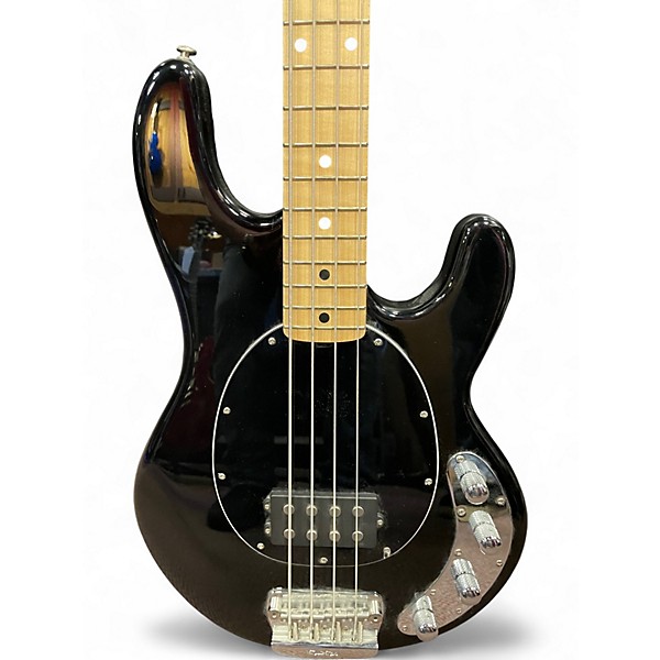 Used Ernie Ball Music Man Stingray H Black Electric Bass Guitar