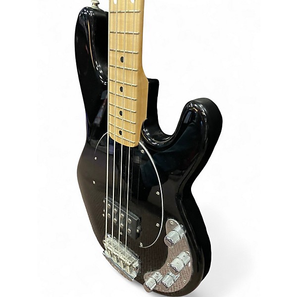 Used Ernie Ball Music Man Stingray H Black Electric Bass Guitar