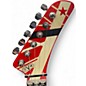 Used 2021 EVH Striped Series 5150 Red with Black and White Stripes Solid Body Electric Guitar