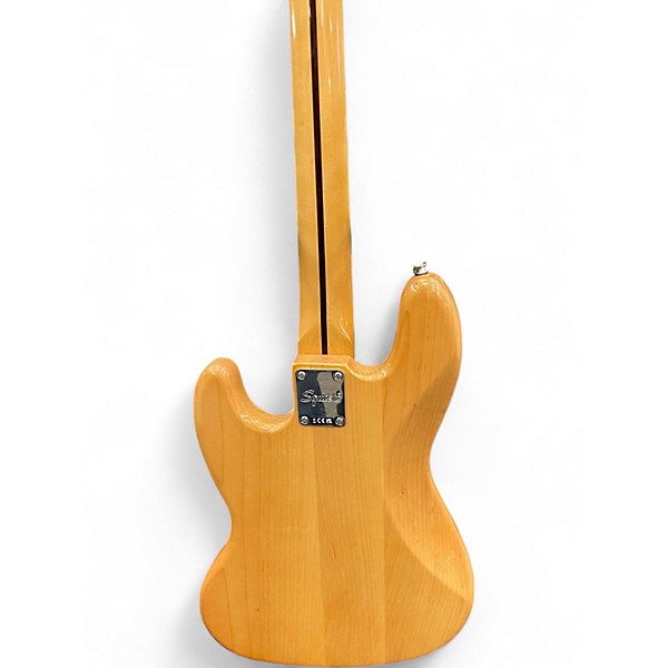 Used Squier Classic Vibe 70s Jazz Bass Natural Electric Bass Guitar