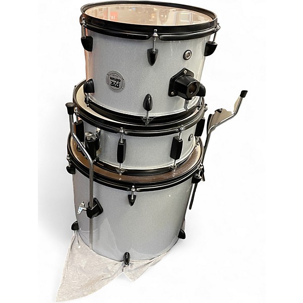 Used Ddrums 4 Piece D2R Gray Drum Kit