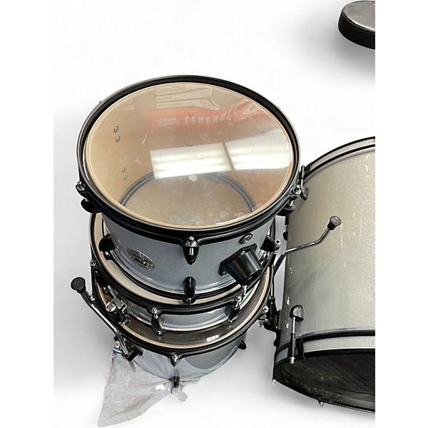 Used Ddrums 4 Piece D2R Gray Drum Kit