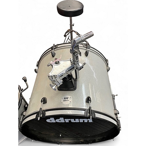 Used Ddrums 4 Piece D2R Gray Drum Kit