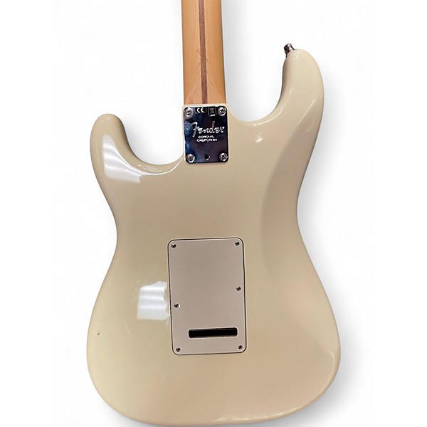 Used Fender American Professional Stratocaster Olympic White Solid Body Electric Guitar