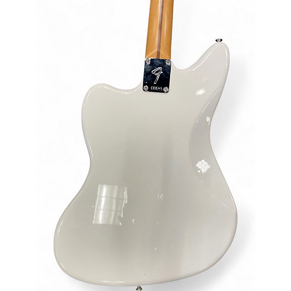 Used Fender Player II Jaguar Polar White Solid Body Electric Guitar