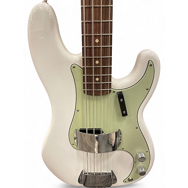 Used Fender PLAYER II PRESCISION BASS Polar White Electric Bass Guitar