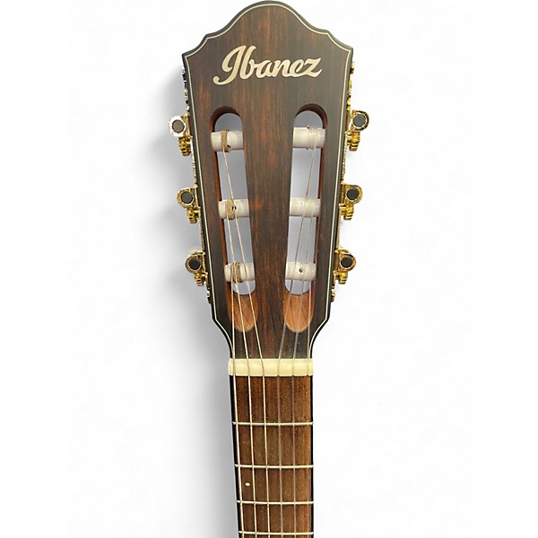 Used Ibanez FRH10N Natural Classical Acoustic Electric Guitar
