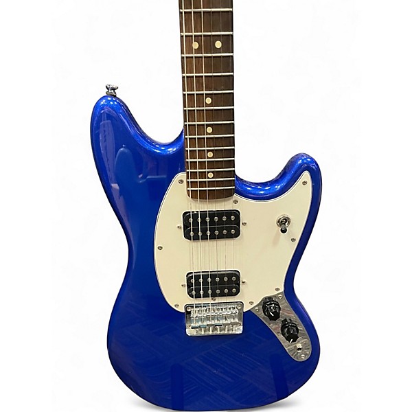 Used Squier Bullet Mustang HH Blue Solid Body Electric Guitar