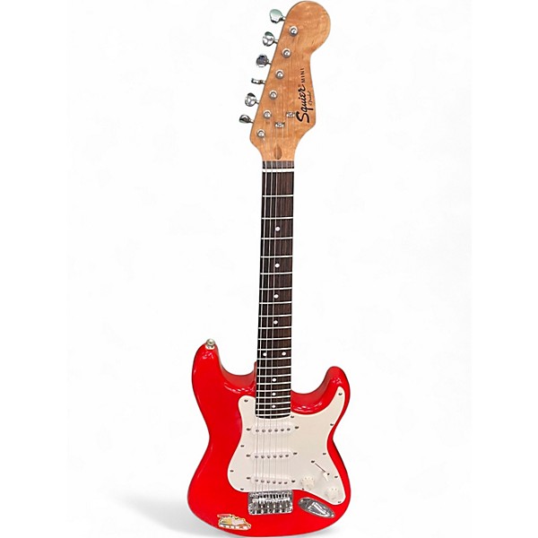 Used Squier Mini Affinity Stratocaster Red Electric Guitar