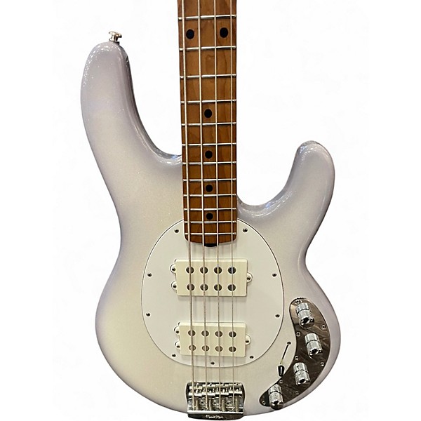 Used Ernie Ball Music Man StingRay Special HH SNOWY NIGHT Electric Bass Guitar