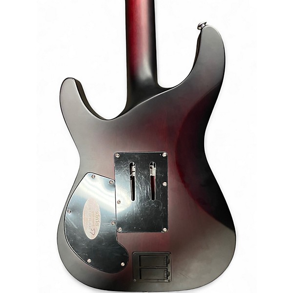 Used Schecter Guitar Research C1 Platinum Crimson Red Trans Solid Body Electric Guitar