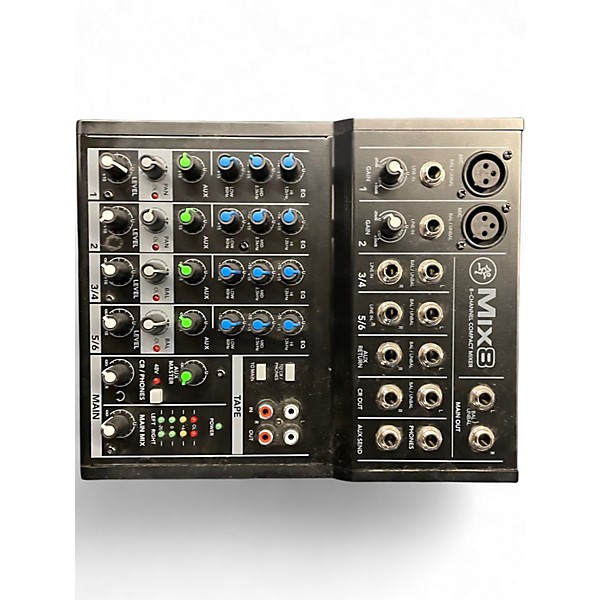 Used Mackie Mix 8 Powered Mixer