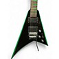 Used Jackson RRX24 Black and Green Solid Body Electric Guitar