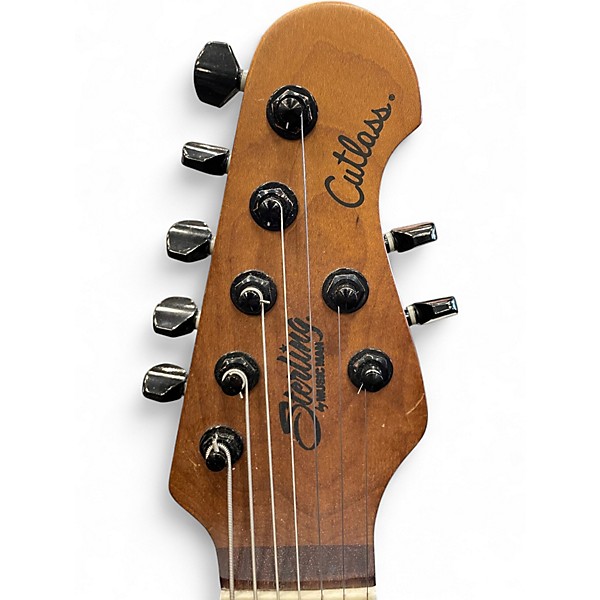 Used Sterling by Music Man CUTLASS JASON RICHARDSON SIGNATURE RED TRANS BURST Solid Body Electric Guitar