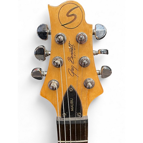 Used Greg Bennett Design by Samick malibu Blue Solid Body Electric Guitar