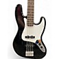 Used Squier Affinity Jazz Bass Black Electric Bass Guitar