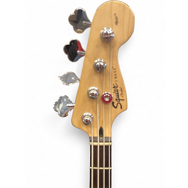 Used Squier Affinity Jazz Bass Black Electric Bass Guitar