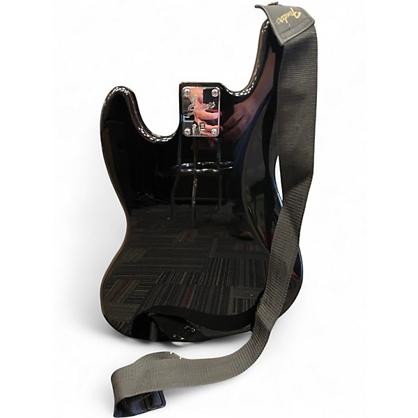 Used Squier Affinity Jazz Bass Black Electric Bass Guitar