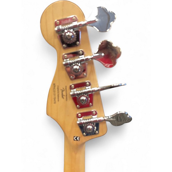 Used Squier Affinity Jazz Bass Black Electric Bass Guitar