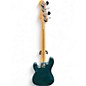 Used Fender Player Precision Bass Metallic Aqua Marine Electric Bass Guitar