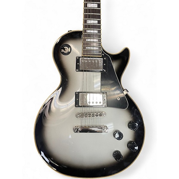 Used Epiphone Les Paul Custom SILVER BURST Solid Body Electric Guitar