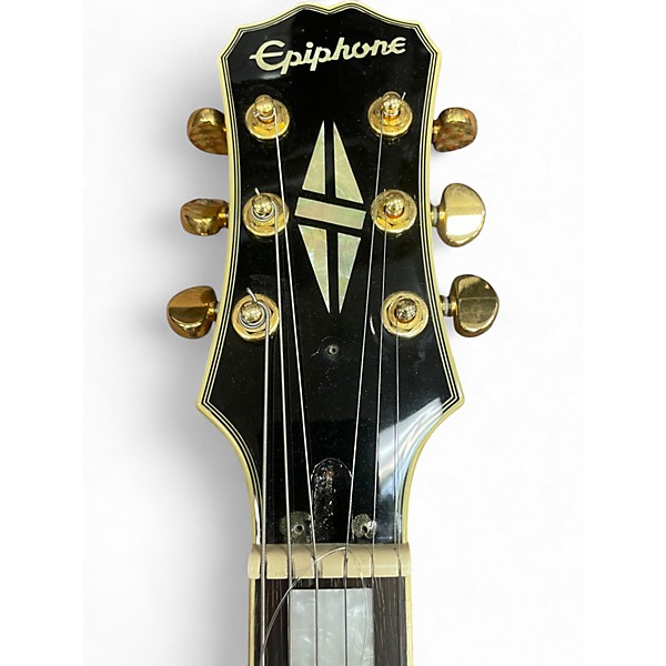 Used Epiphone Les Paul Custom Black Solid Body Electric Guitar