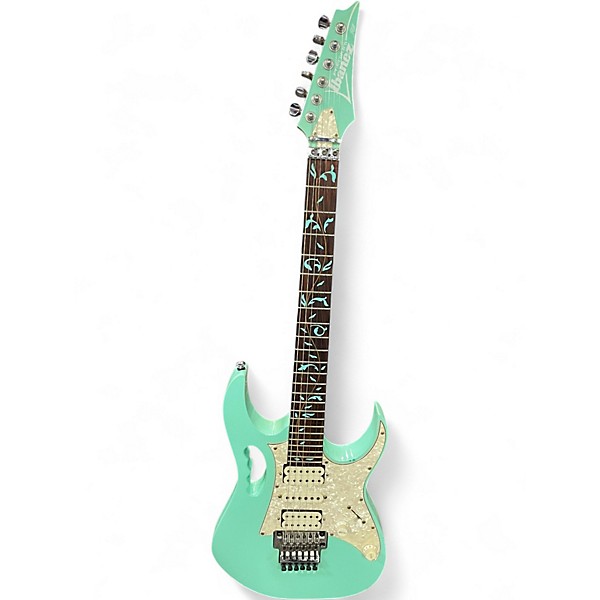 Used Ibanez Premium Jem Seafoam Solid Body Electric Guitar