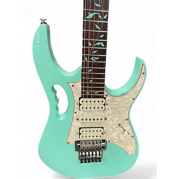 Used Ibanez Premium Jem Seafoam Solid Body Electric Guitar