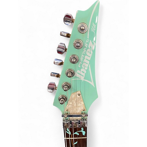 Used Ibanez Premium Jem Seafoam Solid Body Electric Guitar