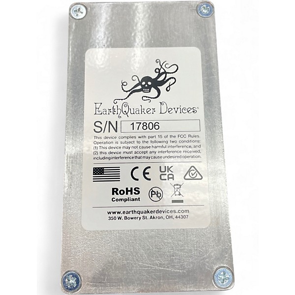 Used EarthQuaker Devices Hoof Germanium/Silicon Hybrid Fuzz Effect Pedal